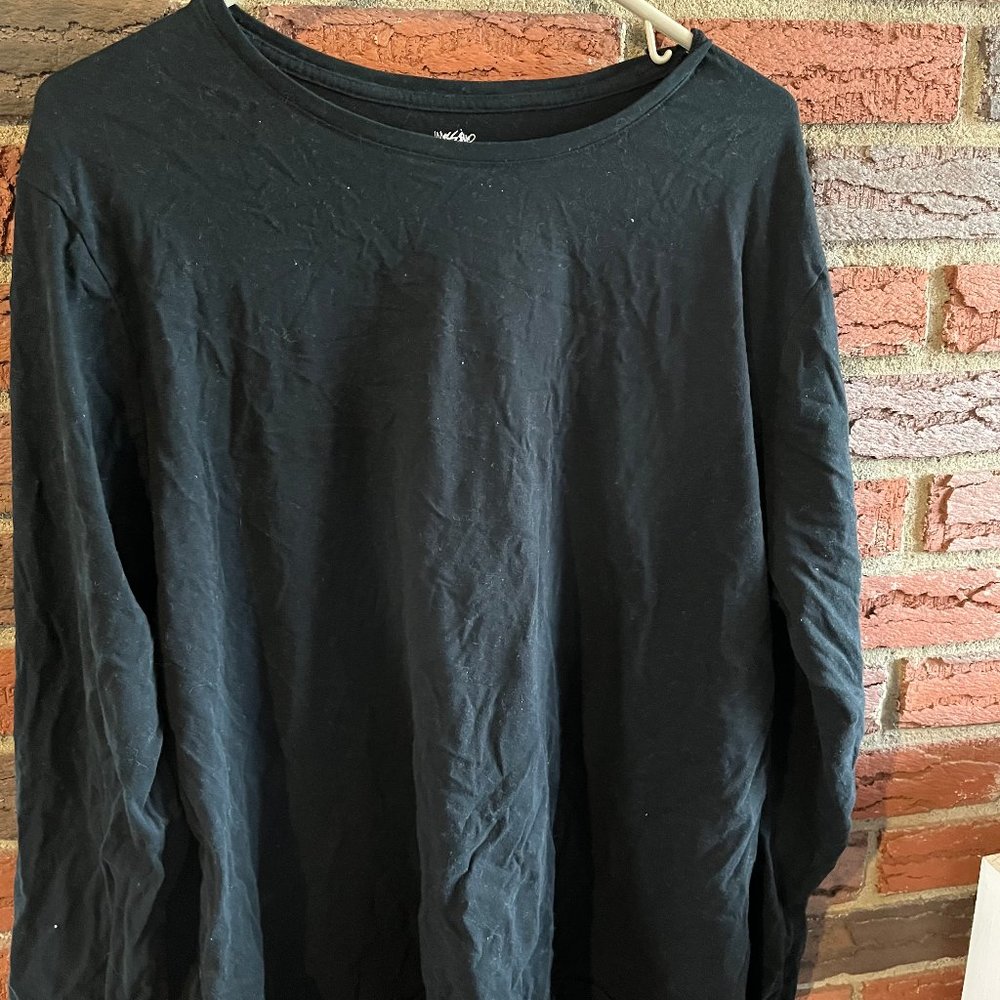 Messico, Black, Long Sleeve, Tee Shirt, 24W-26W
